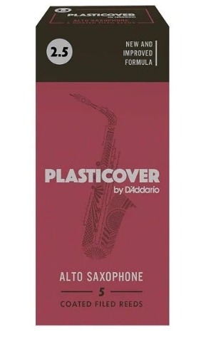 Caja cañas D'Addario Plasticover para Saxofón Alto 2.5 (5 Pzs)